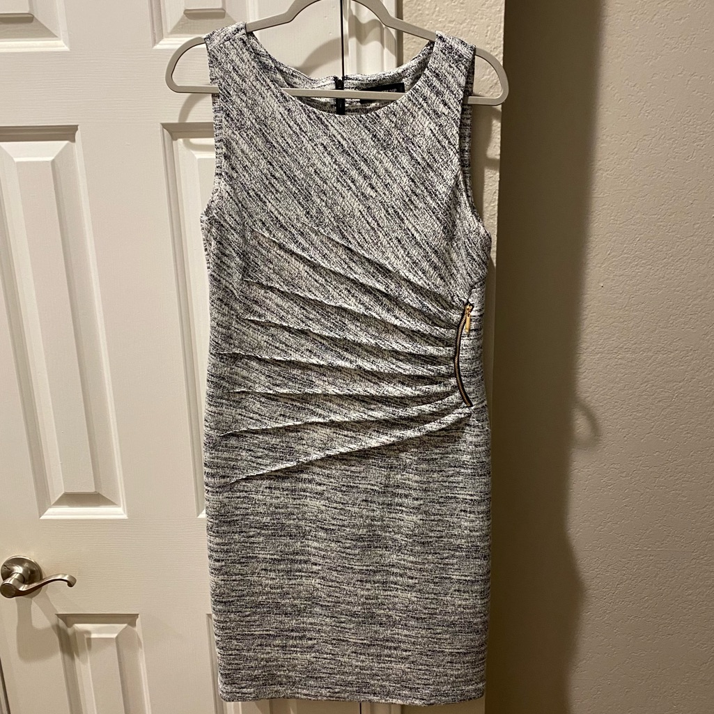 Ivanka Trump Textured Sunburst Sheath Dress - Size 12